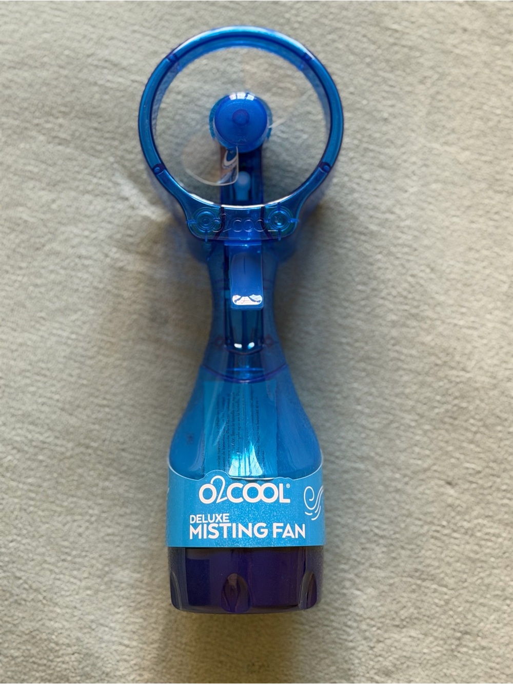 O2COOL Deluxe Misting Fan - Blue
